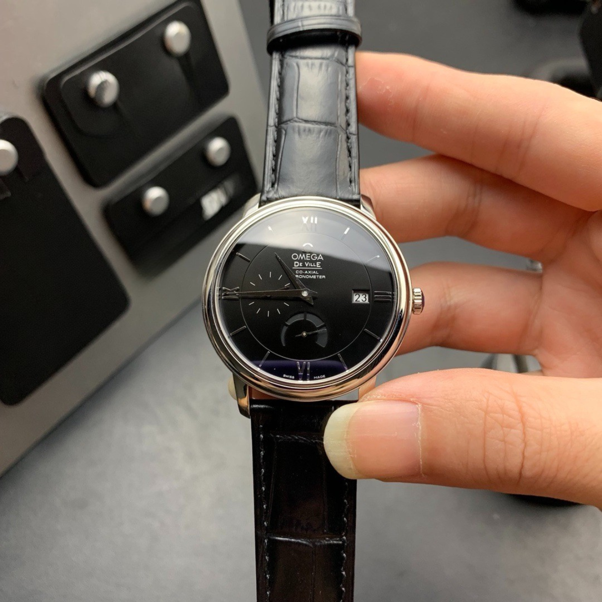 Omega De Ville Black Watch