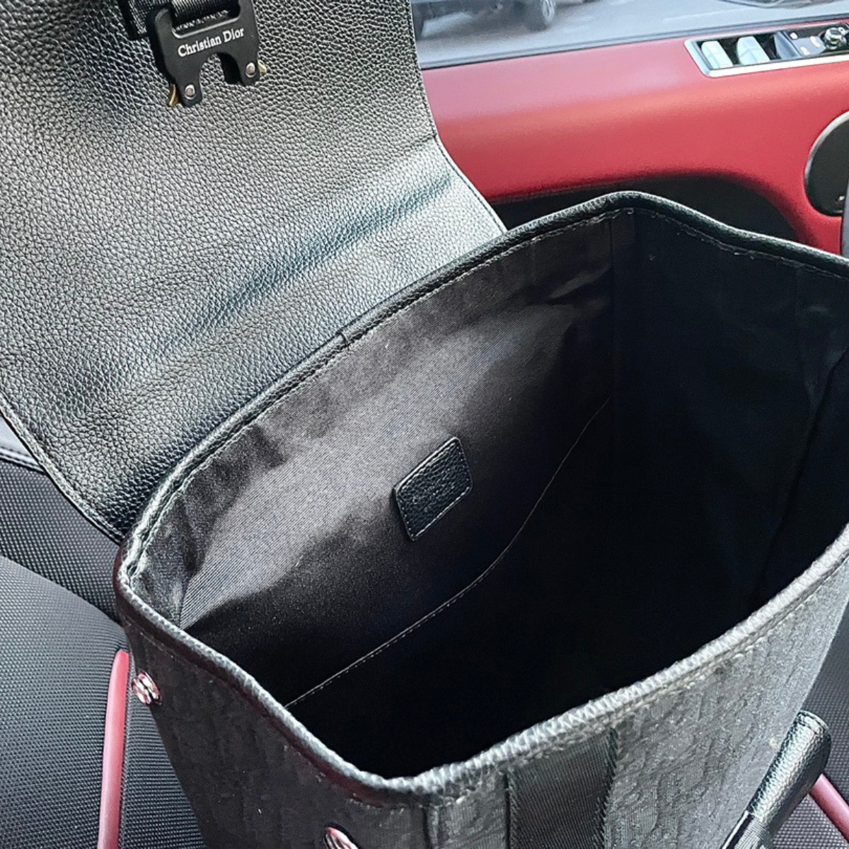 Dior Oblique Saddle Backpack Bag