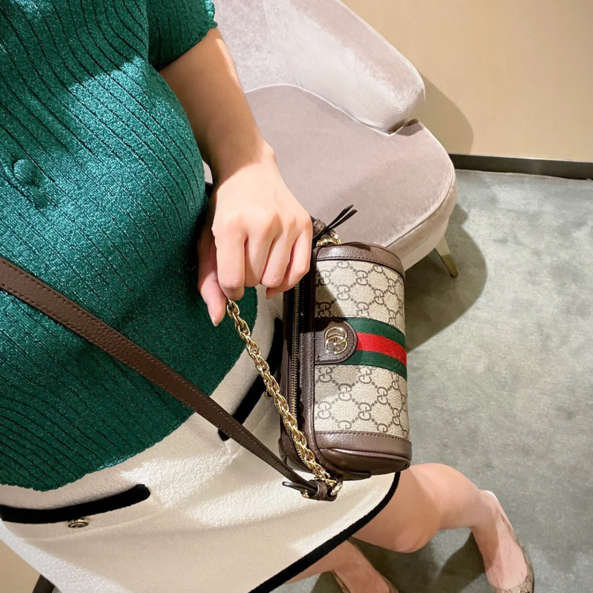 GUCCI Luxury Canvas Purse