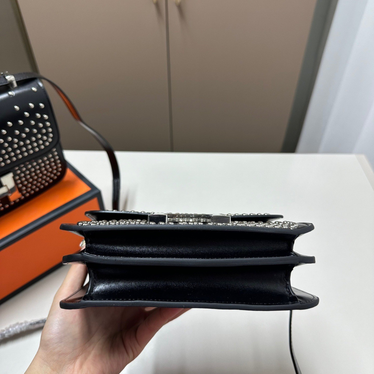 Hermès Studded Constance Bag
