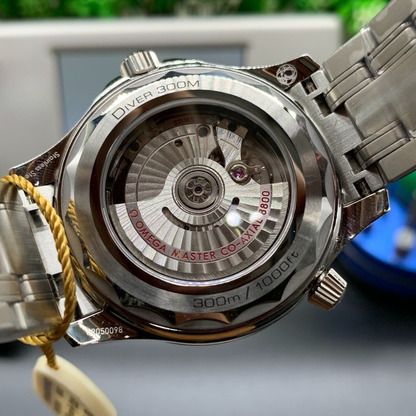 Omega Haima Golden Blue Watch