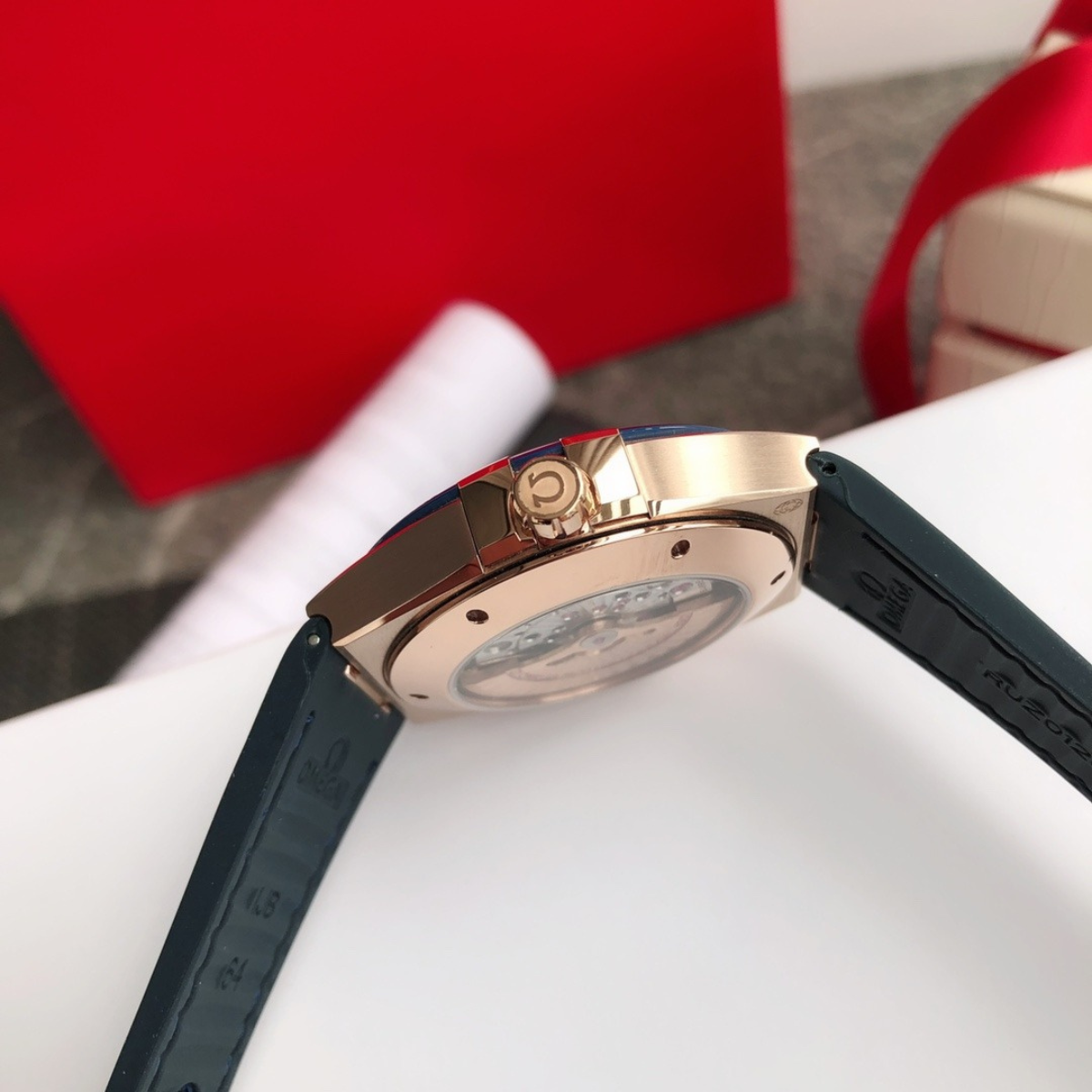 Omega Blue Dial Watch