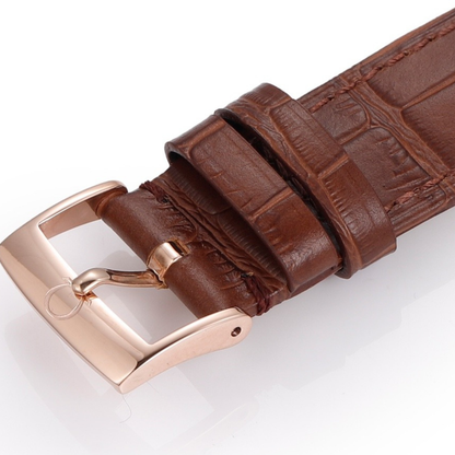 Omega De Ville Rose Gold Leather Watch