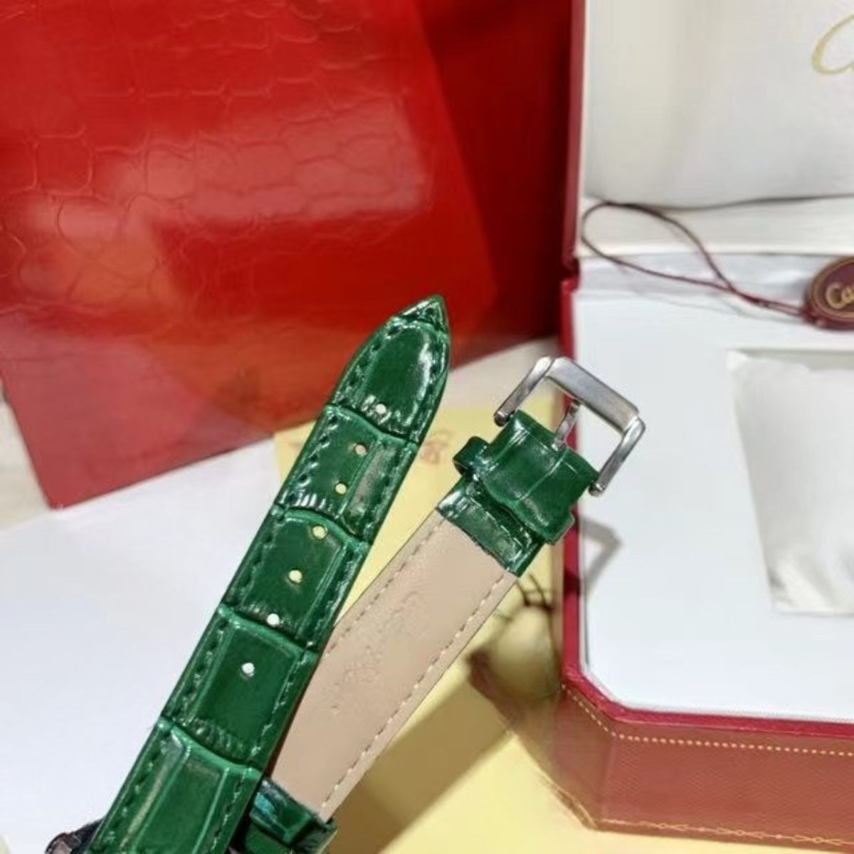 Cartier Diamond Green Watch