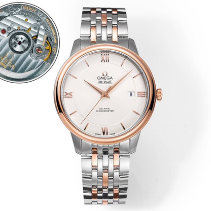 Omega De Ville Rose Gold Chronometer Watch