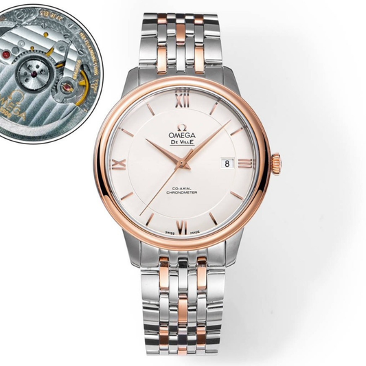 Omega De Ville Rose Gold Chronometer Watch