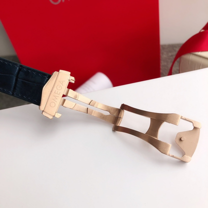 Omega Blue Dial Watch