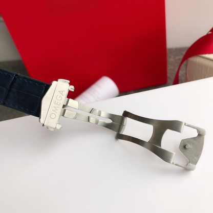 Omega x Swatch Blue Bezel Dive Watch