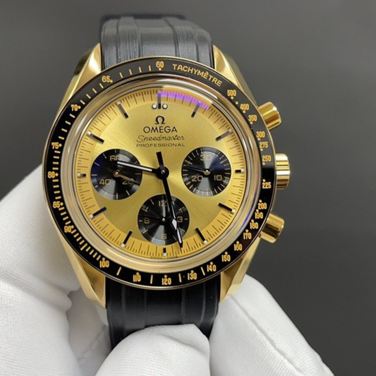 Omega Speedmaster Professional Gold Dial Watch