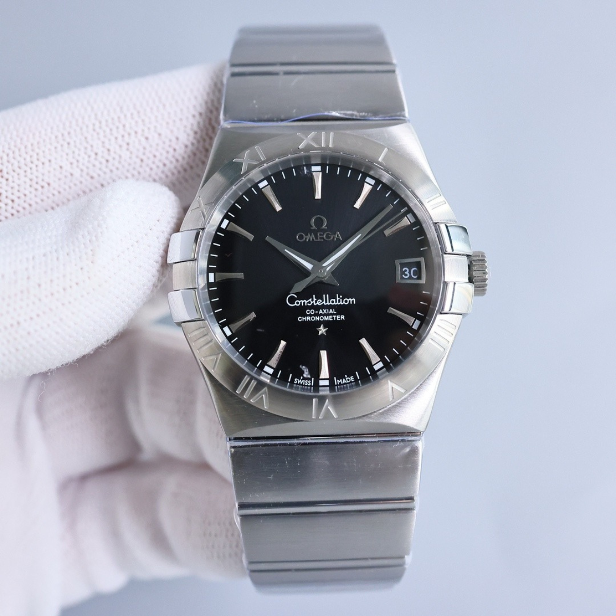 Omega Co-Axial Diamond Chronometer Watch