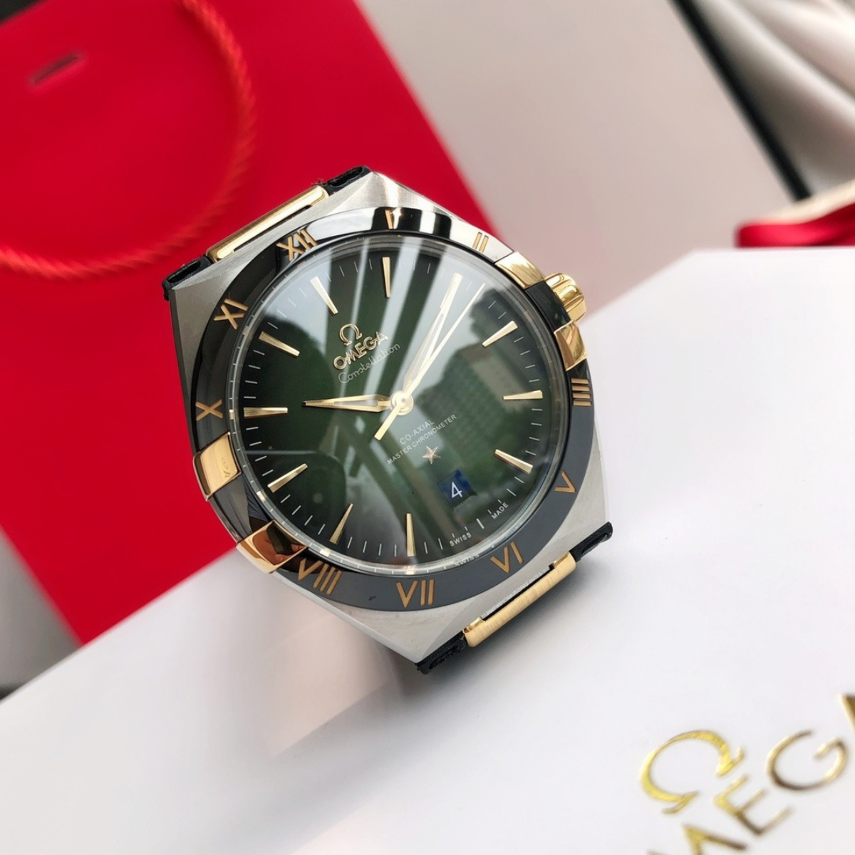 Omega Green Dial Watch