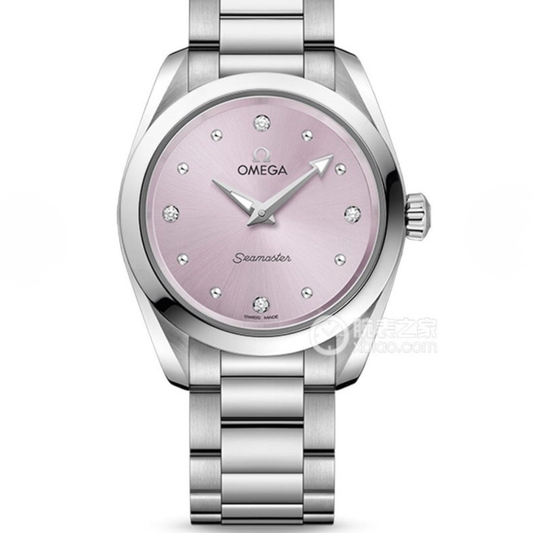 Omega Seamaster Pink Dial Watch