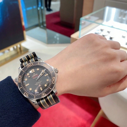 Omega Seamaster Co-Axial Black Dial Watch