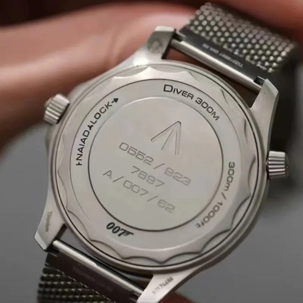 Omega Black Diver Watch