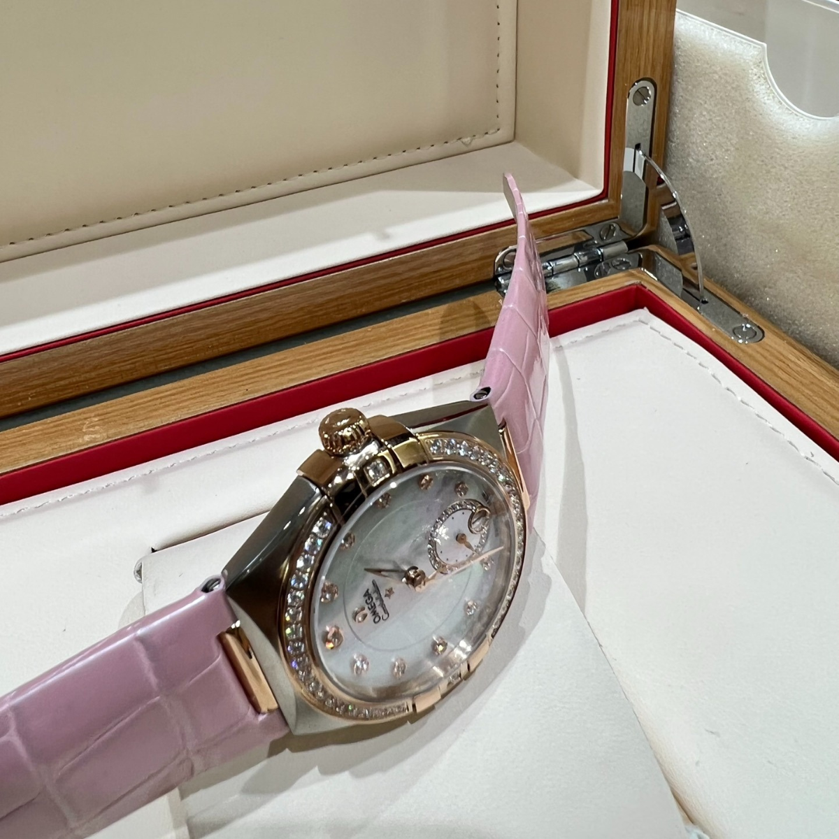 Omega Prestige Mechanical Diamond Watch