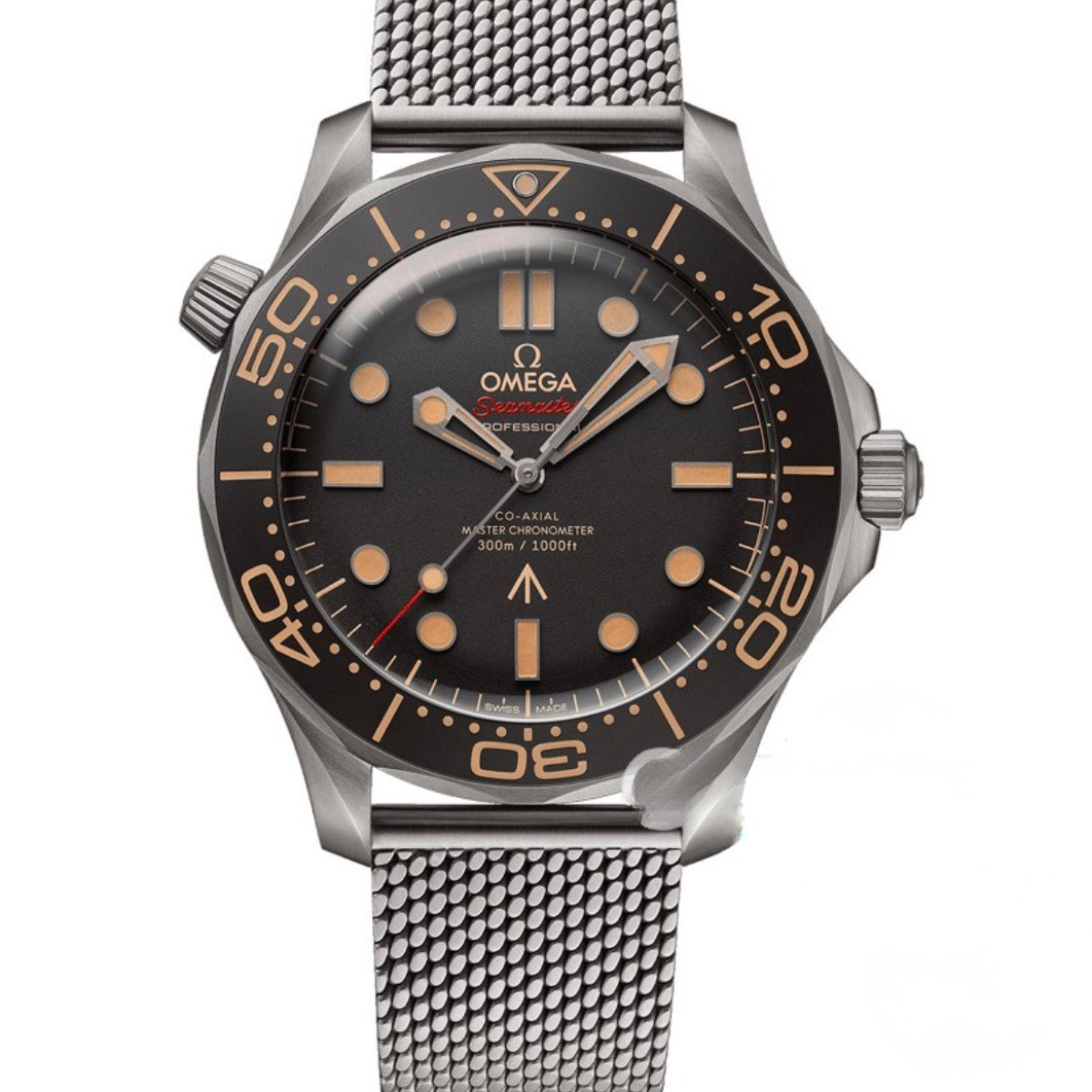 Omega Black Diver Watch