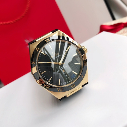 Omega Constellation Gold Bezel Watch