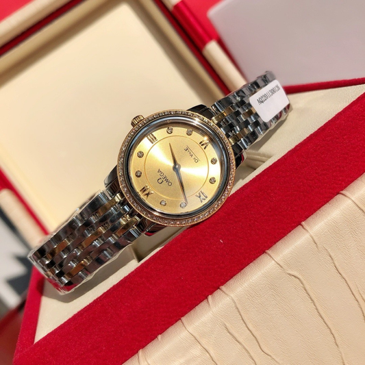 Omega Prestige Diamond Ladies Watch