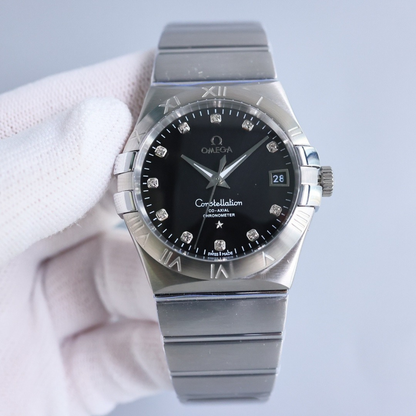 Omega Co-Axial Diamond Chronometer Watch