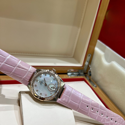 Omega Prestige Mechanical Diamond Watch