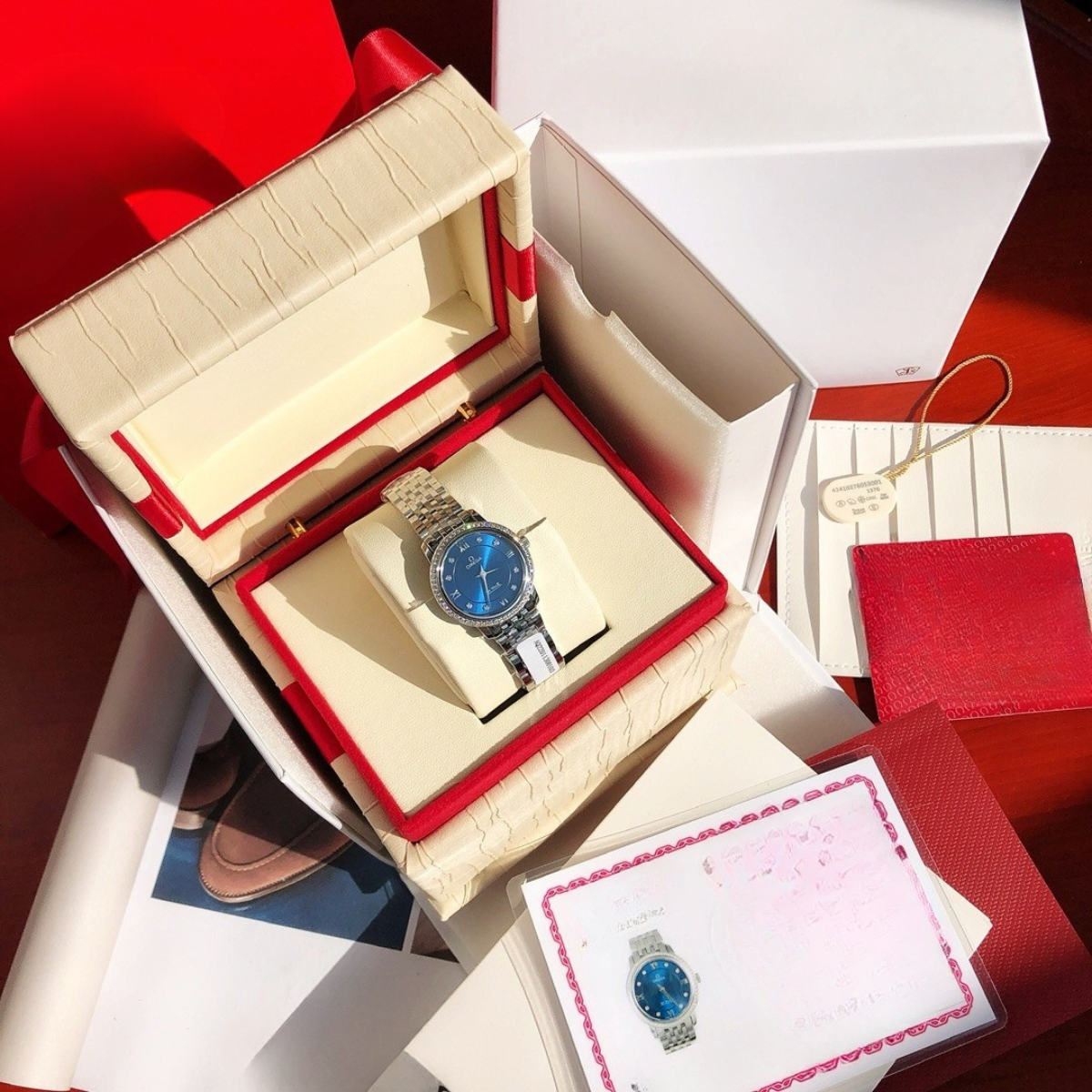 Omega Elegance Diamond Ladies Watch