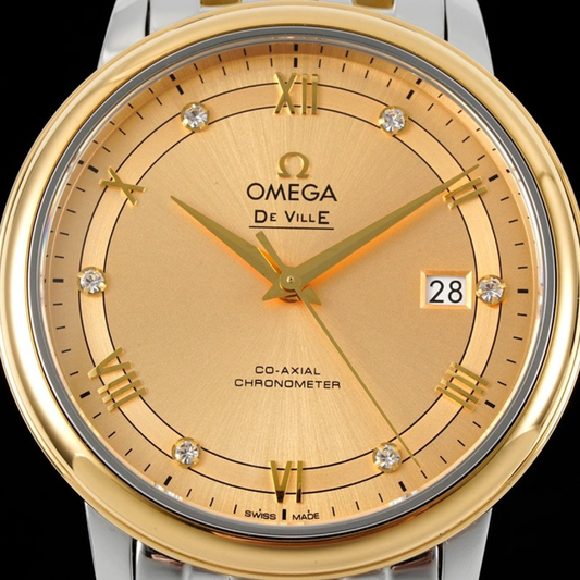 Omega Two Tone Gold Watch