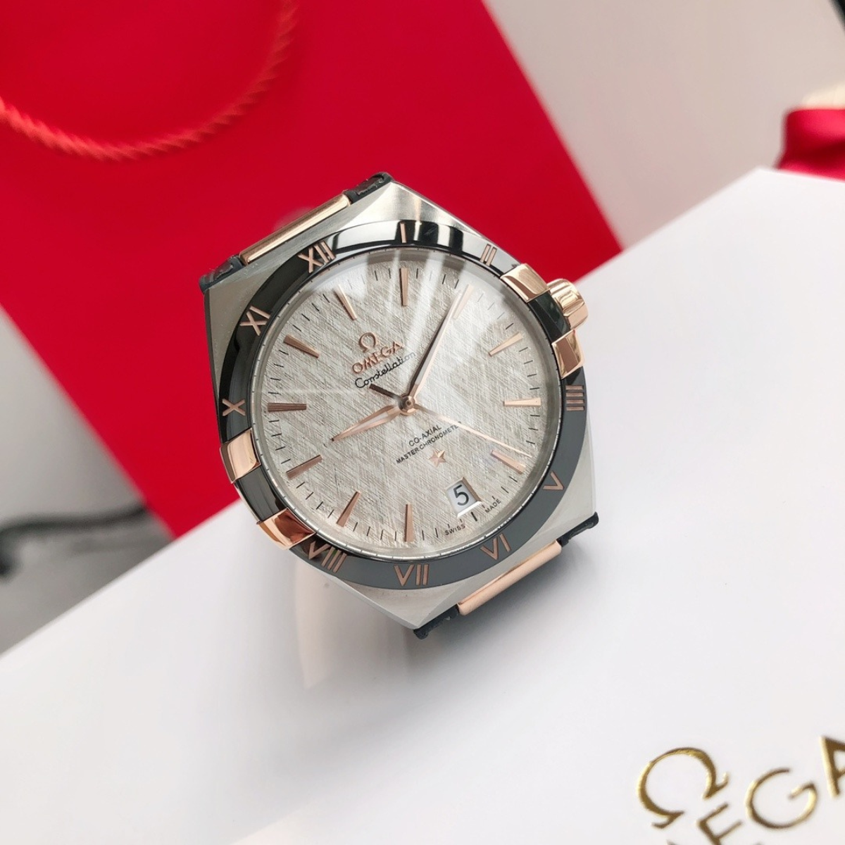 Omega Silver Dial Watch