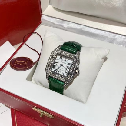 Cartier Diamond Green Watch