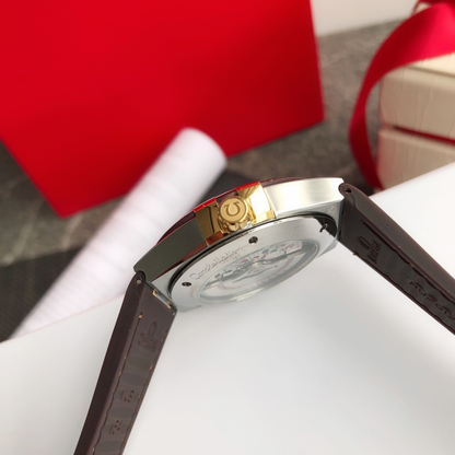 Omega Constellation Brown Leather Watch