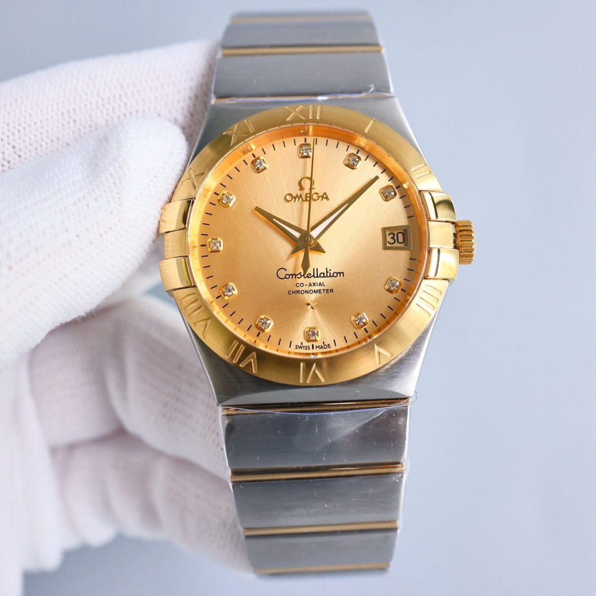 Omega Co-Axial Diamond Watch