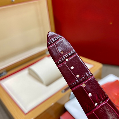 Omega Red Diamond Luxury Watch