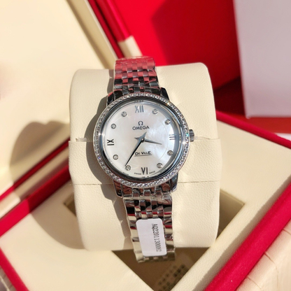 Omega Prestige Diamond Timepiece Watch