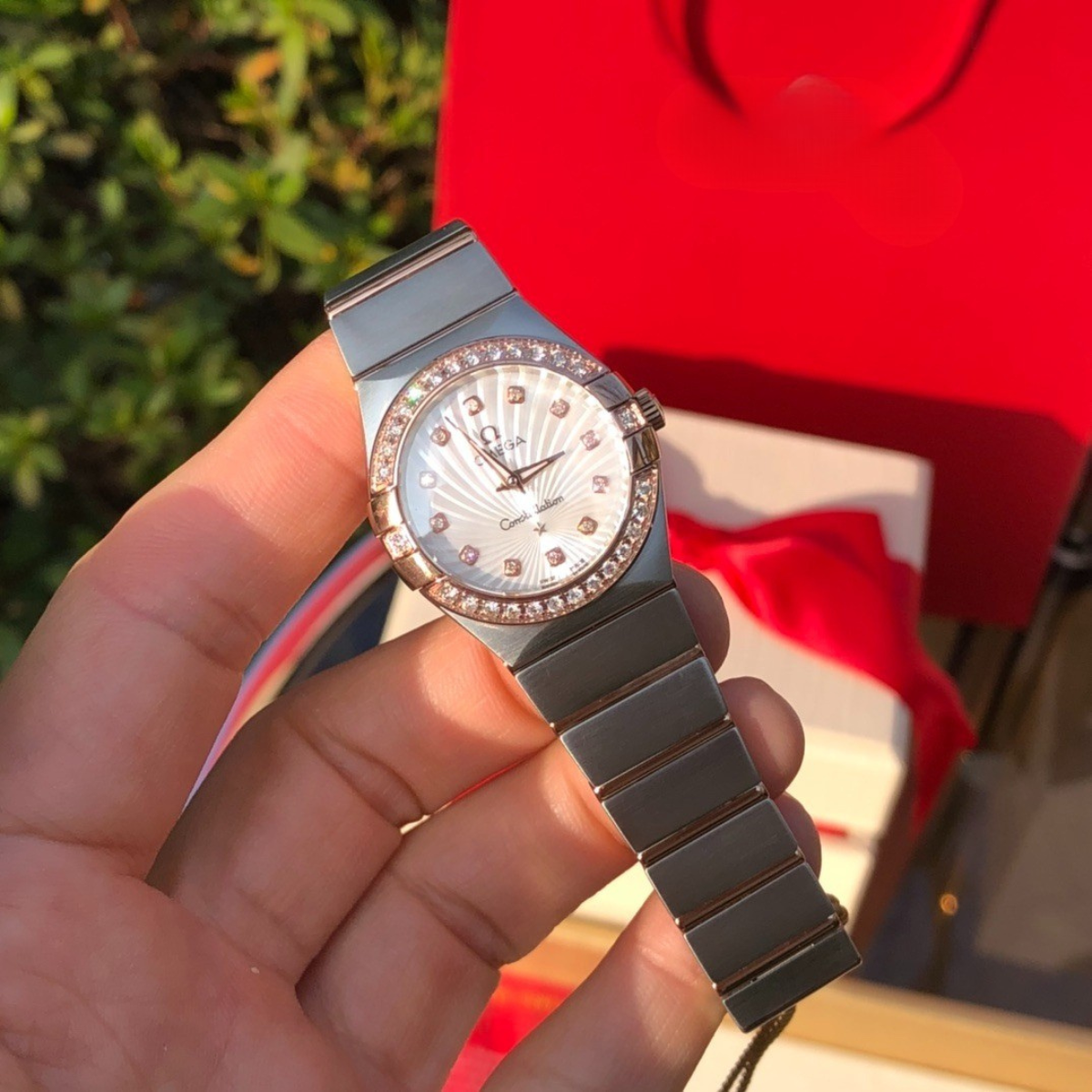 Omega Prestige Constellation Diamond Watch