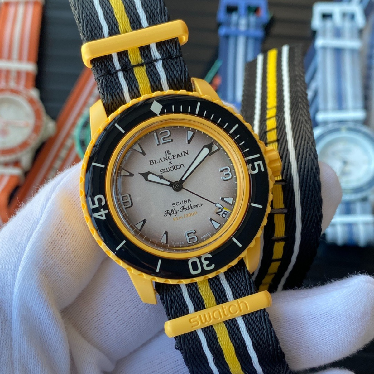 Omega Blancpain x Swatch Scuba Diver Watch