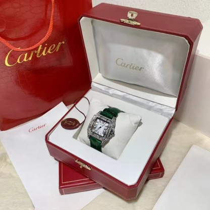 Cartier Diamond Green Watch