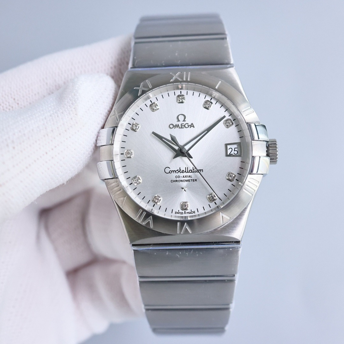 Omega Co-Axial Diamond Chronometer Watch