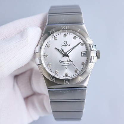 Omega Co-Axial Diamond Chronometer Watch