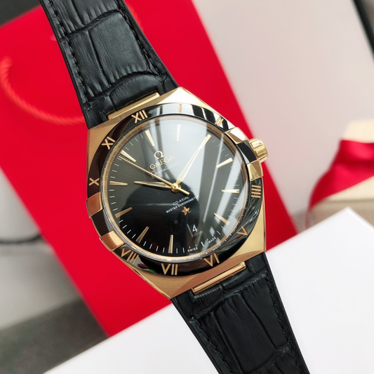 Omega Constellation Gold Bezel Watch