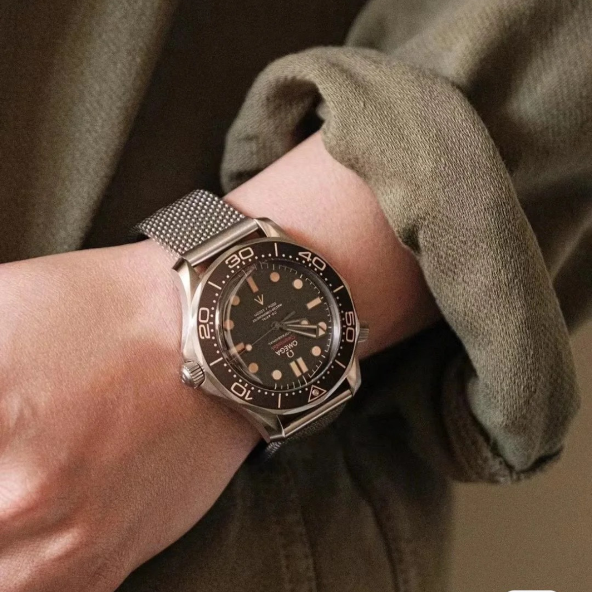 Omega Black Diver Watch