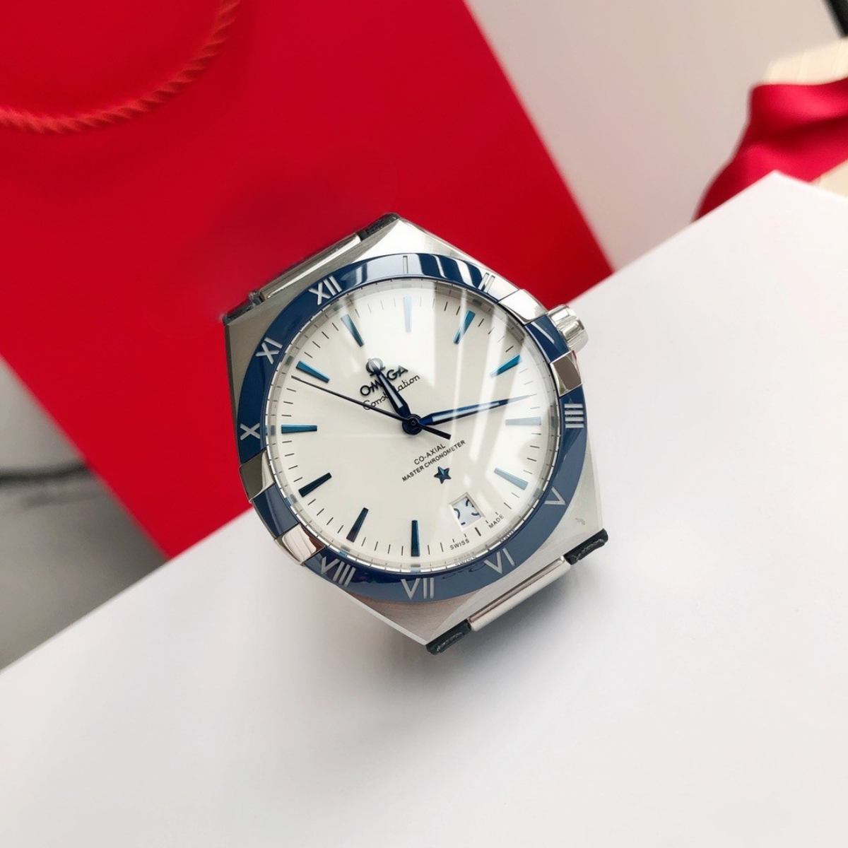 Omega x Swatch Blue Bezel Dive Watch