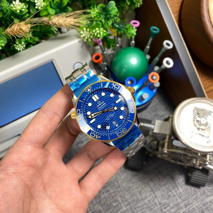 Omega Haima 300 Golden Blue Watch
