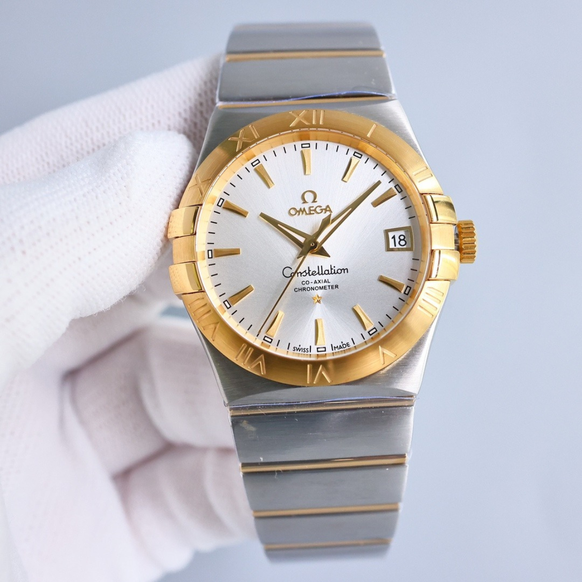 Omega Co-Axial Diamond Watch