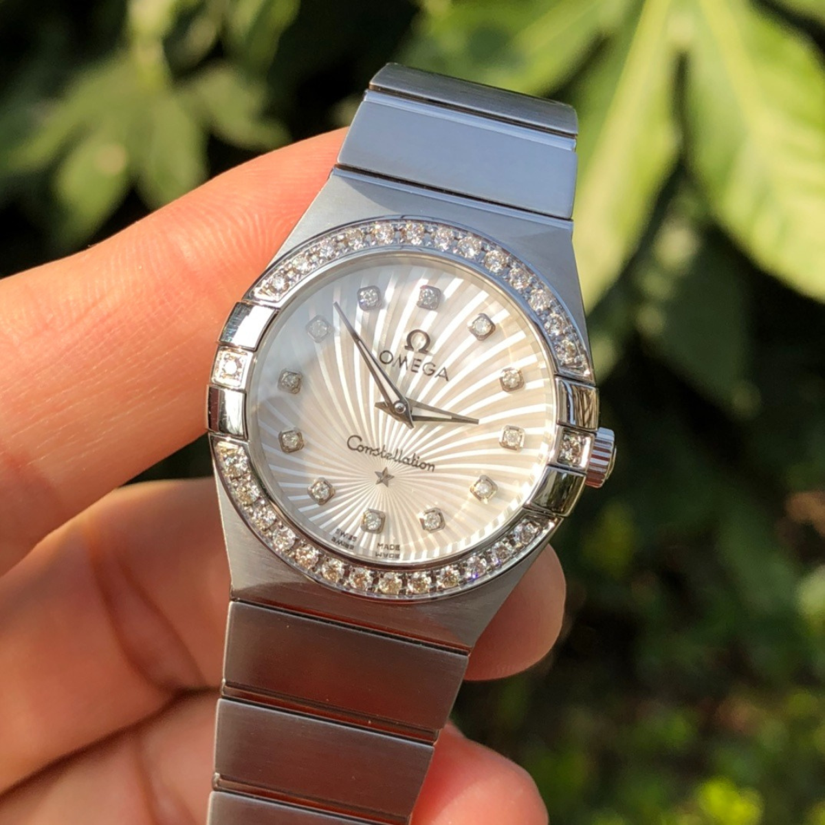 Omega Constellation Quartz Diamond Watch