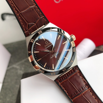 Omega Constellation Brown Dial Watch