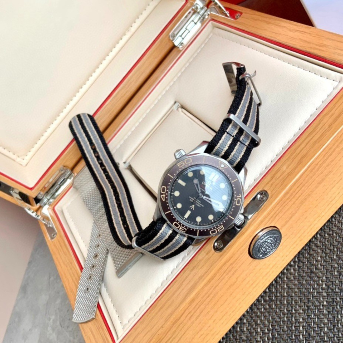 Omega Seamaster Co-Axial Black Dial Watch