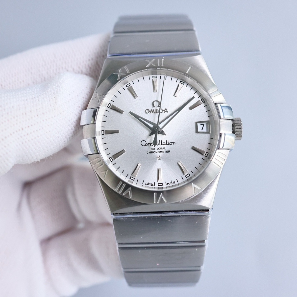 Omega Co-Axial Diamond Chronometer Watch
