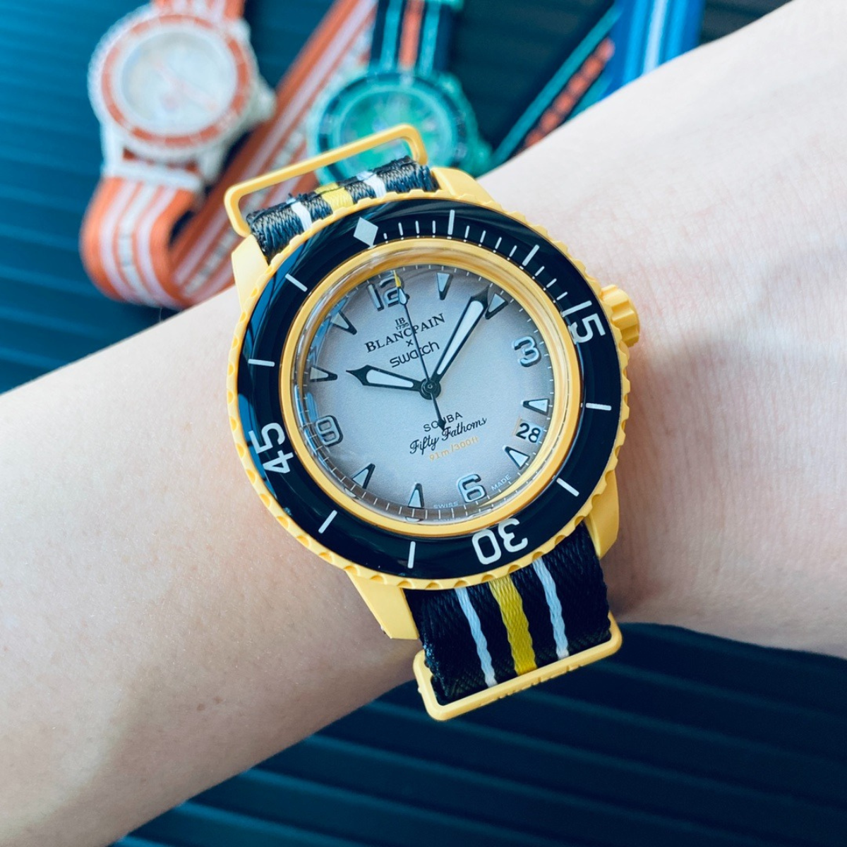 Omega Blancpain x Swatch Scuba Diver Watch