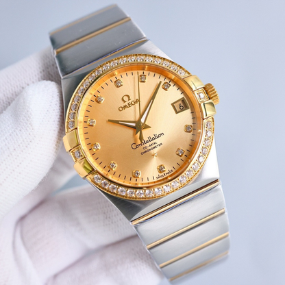 Omega Co-Axial Diamond Watch