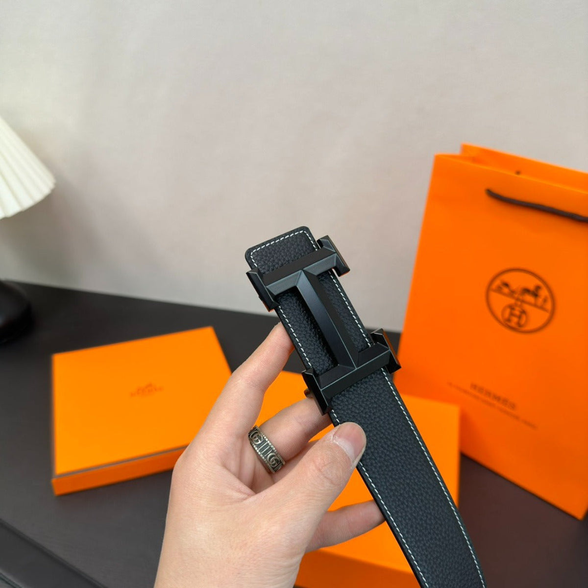 Hermès Cowhide Leather Belt