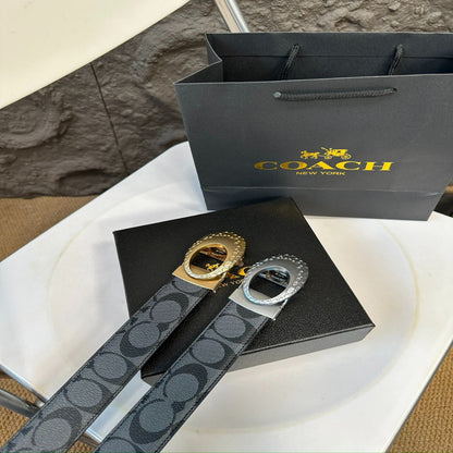 Coach Hey Ha Leather Belt